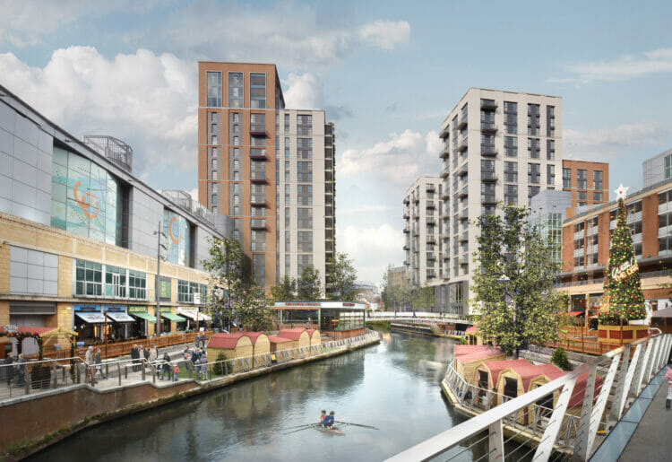 The proposed development at The Oracle