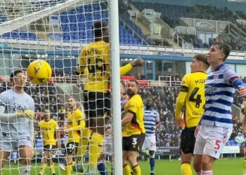 Reading enjoyed success against Watford in their Third Round FA Cup tie, and the action was captured on an iPhone by photographer Mike Swift