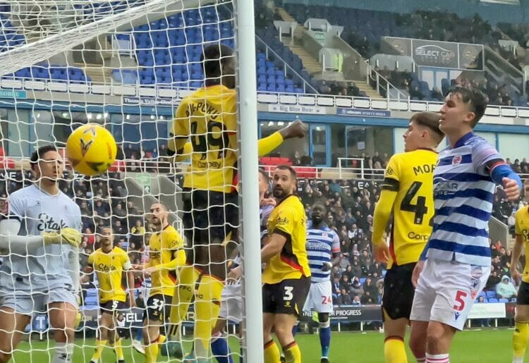Reading enjoyed success against Watford in their Third Round FA Cup tie, and the action was captured on an iPhone by photographer Mike Swift
