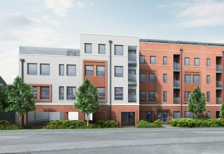 A CGI of the planned scheme for Chatham Street