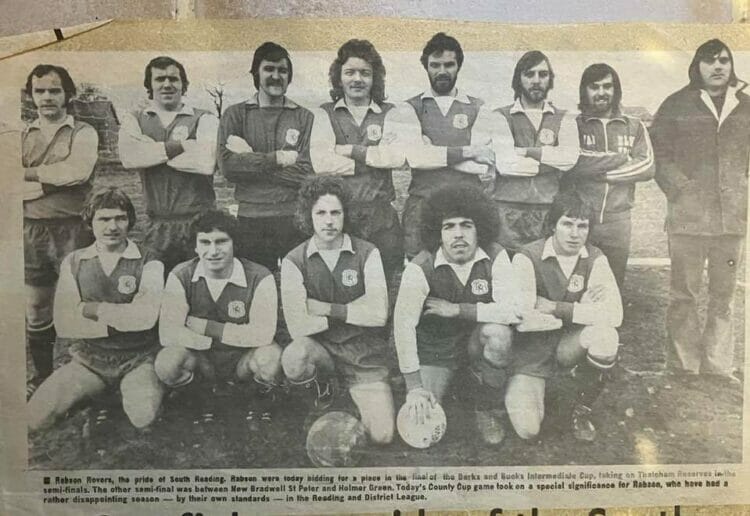 Rabson Rovers were known as 'The Pride of South Reading' in the 1970s. Picture courtesy of Whitley Community Museum