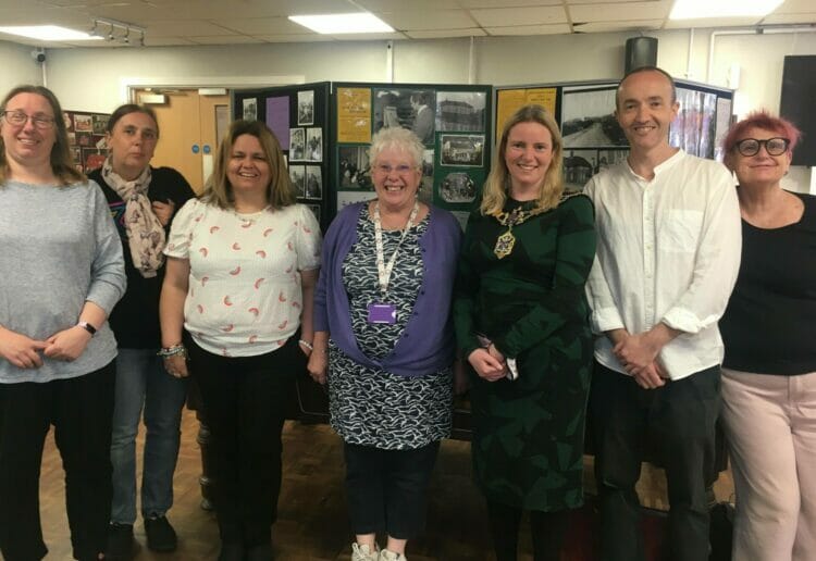 Whitley Community Development Association trustees with Cllr Eden, Mayor of Reading Picture: Ji-Min Lee