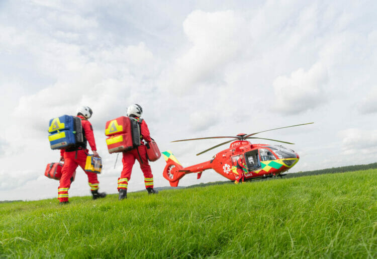 Thames Valley Air Ambulance attended 153 incidents around Reading in 2022, one of its busiest years on record. Picture: Michael Molloy, courtesy of Thames Valley Air Ambulance.