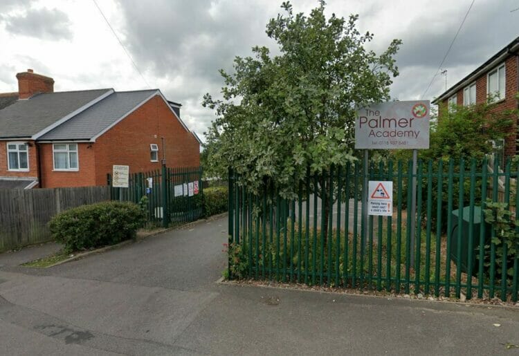 The entrance to The Palmer Academy primary school at 70 Northumberland Avenue in Reading. Picture: Google Maps
