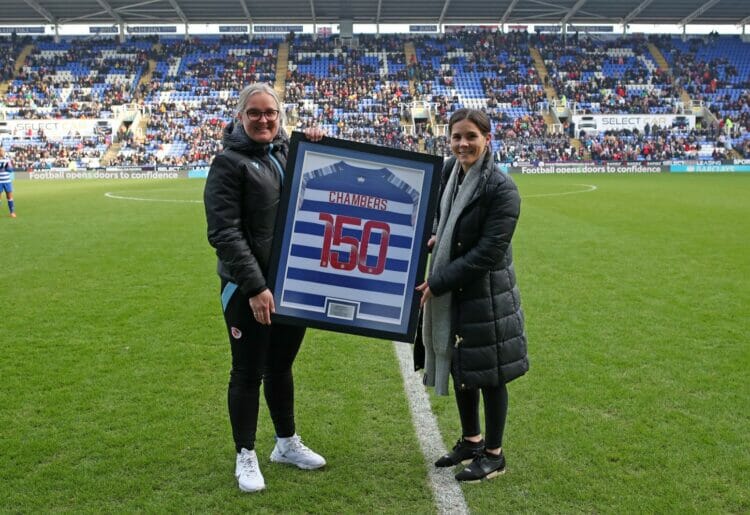 Reading FC manager Kelly Chambers Picture: Neil Graham