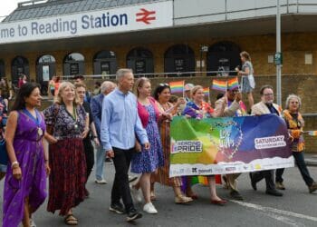 Reading Pride Parade. Picture: Steve Smyth