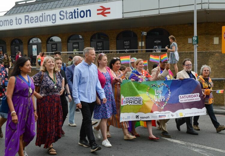 Reading Pride Parade. Picture: Steve Smyth