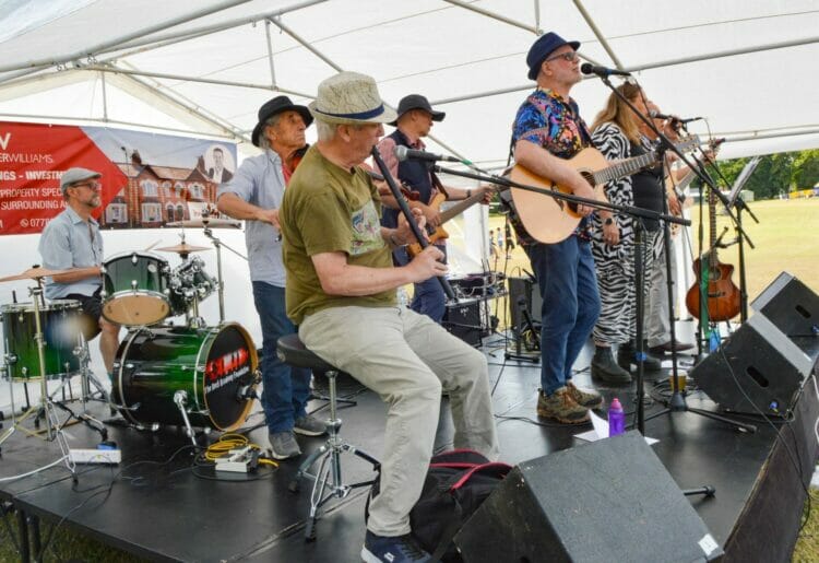 East Reading Festival on Sunday.

The Dream Sellers perform.