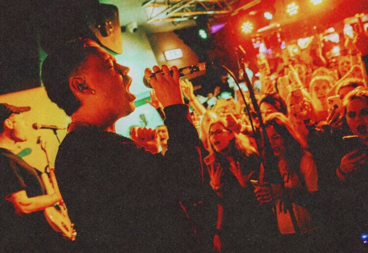Scores of fans had even flown to the gig at the Purple Turtle from abroad. Picture: Jordan Daniel Logan, by courtesy of Chuff Media