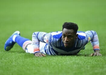 Baba Rahman failed to clear his lines moments before Patrick Roberts scored the decider. Picture: Luke Adams