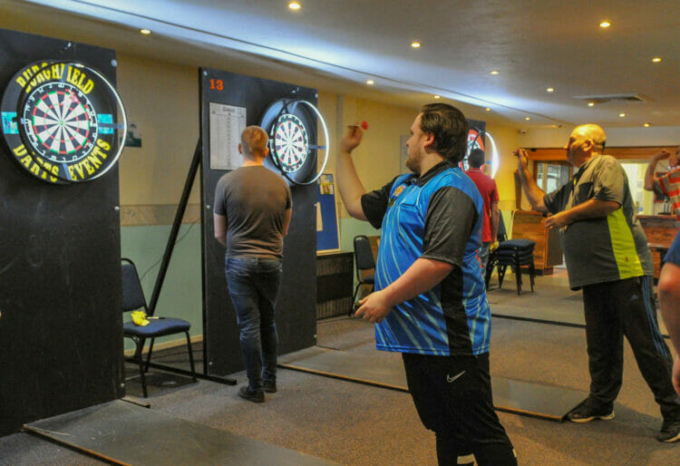 The Burghfield Darts Round Robin Tournament on Saturday.