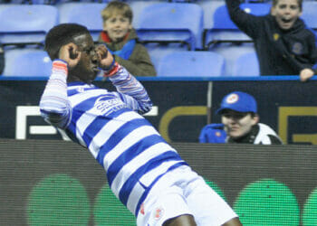 Reading v Rotherham Reading scores the winner.