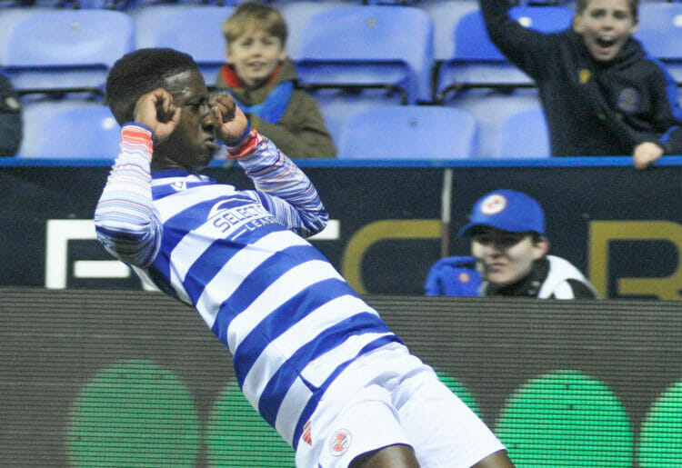 Reading v Rotherham Reading scores the winner.
