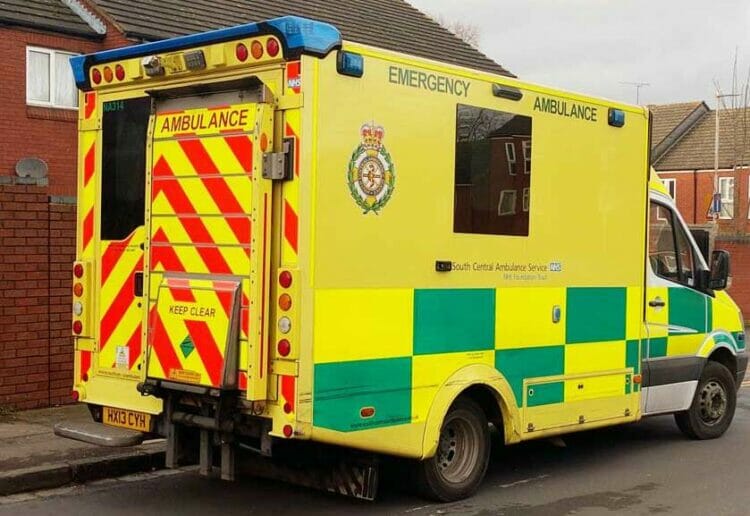 Ambulance staff including paramedics, emergency care assistants, call handlers, and other staff at South Central Ambulance Service will be among those walking out in four new days of strikes in February and March. Picture: Phil Creighton