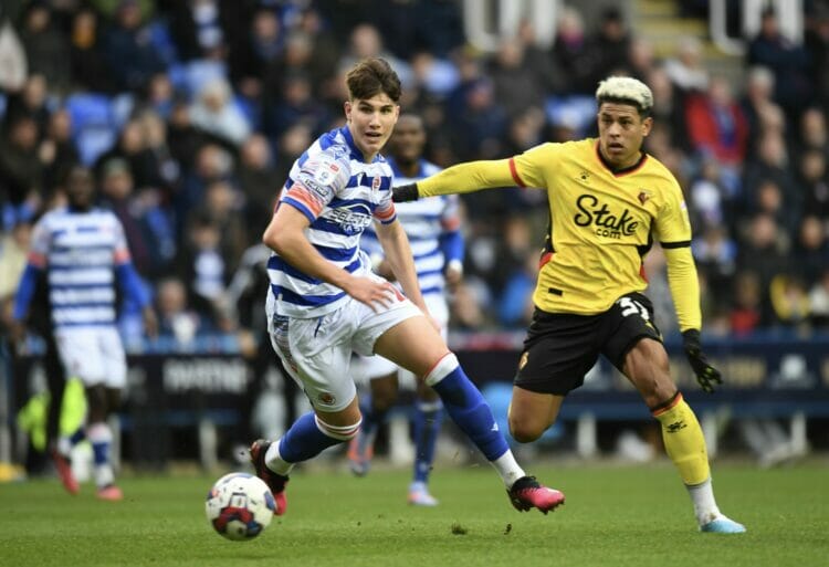 Reading manager Paul Ince believes Cesare Casadei needs more time to adjust to the intensity of Championship football. Picture: Luke Adams