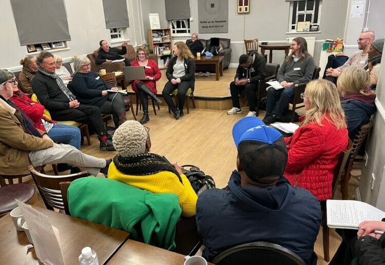 South Reading community members met to discuss initial plans for the Whitley Carnival. Picture: Ji-Min Lee