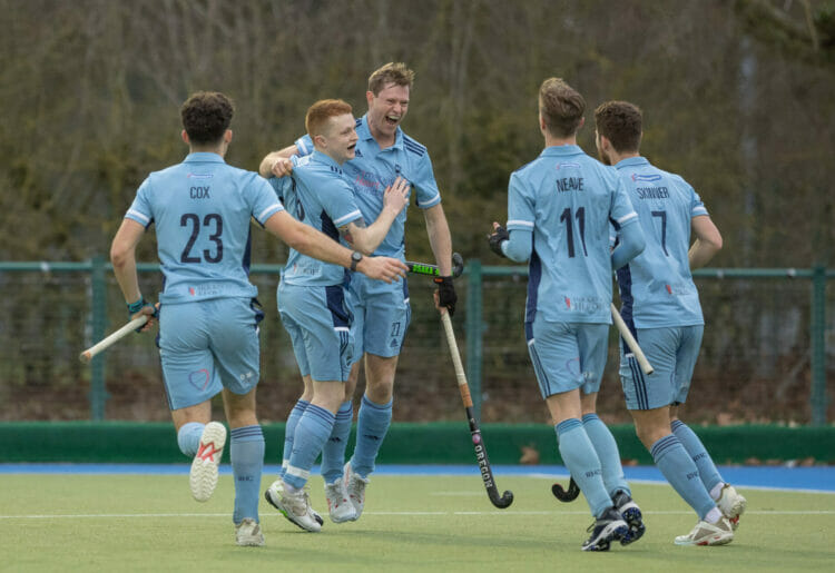 Adam Pescod celebrates his goal Picture: Helen Ritchie