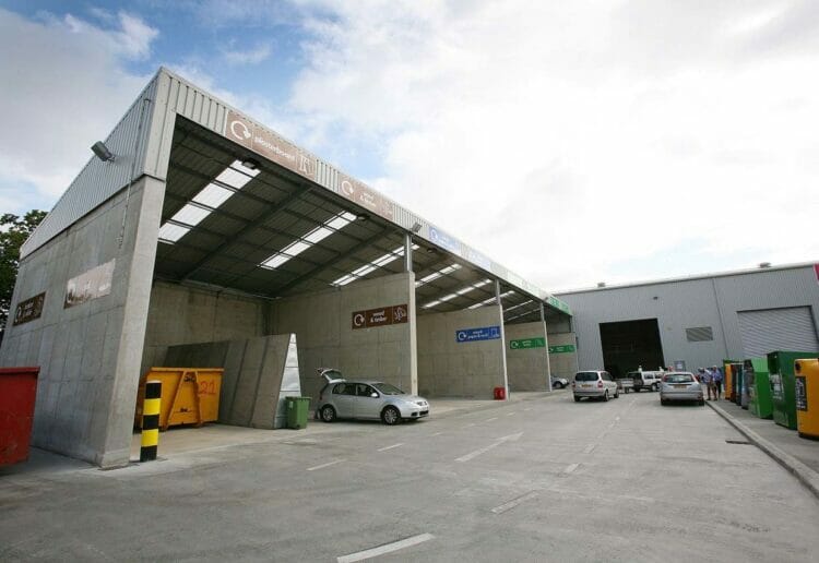 re3's recycling centre in Longshot Lane, Bracknell