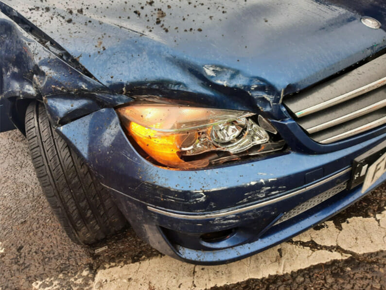 On 7 January this year, Spencer was the driver of a Mercedes Benz with false number plates and crashed into two members of the public.