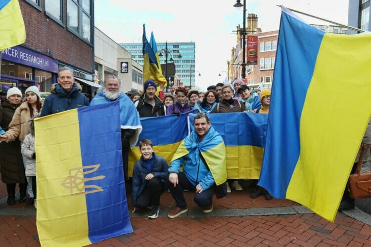 One year on, Reading shows it still supports Ukraine