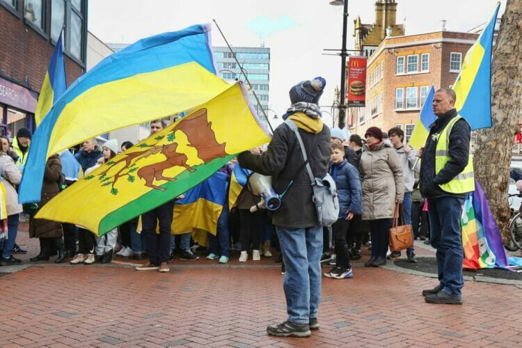 One year on, Reading shows it still supports Ukraine
