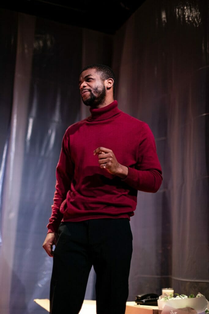 Ryan Gerald as Brack. Picture: Harry Elletson, courtesy of Reading Repertory Theatre