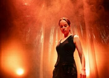 Anna Popplewell as Hedda Gabler at Reading Repertory Theatre. Picture: Harry Elletson, courtesy of Reading Repertory Theatre