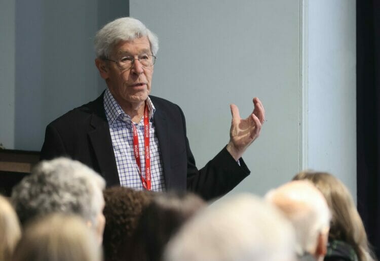 Duncan Cadbury shared some of his experiences working at The Bournville Village Trust. Picture: Leighton Park School