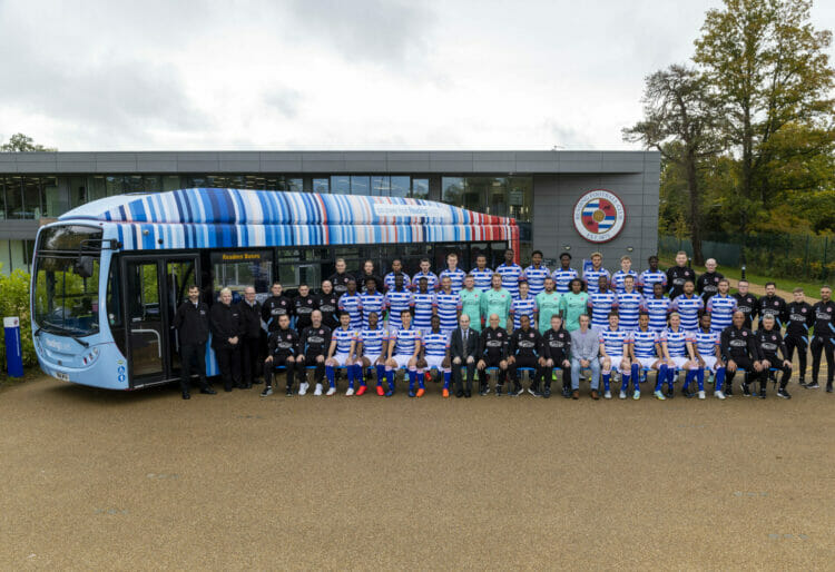 Prices to use matchday services are set to increase from this Saturday when the Royals take on Coventry. Picture courtesy of Reading Buses