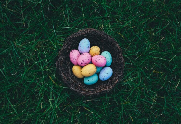 The Easter egg hunt takes place on April 10. Picture: Annie Spratt