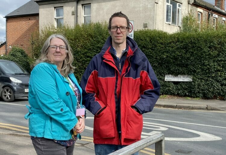 Network Rail's three-month project to repaint the railway bridge over the A4 London Road in east Reading is causing problems for drivers trying to exit Liverpool Road Picture: Phil Creighton