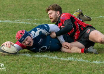 Max Hayman's second try put Rams in front at Birmingham Moseley