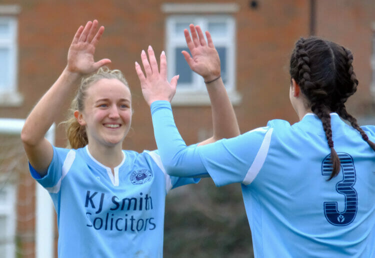 Woodley United Ladies won the league title Picture: Andrew Batt