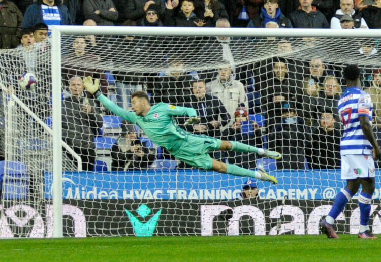 Joe Lumley was forced into a couple of reflex saves. Picture: Steve Smyth