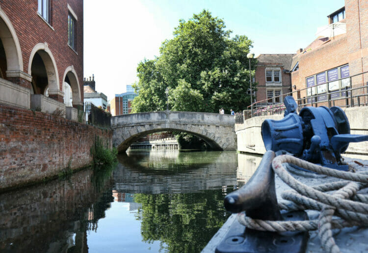 Reading Today 13th August 2022; Reading Branch of The Kennet and Avon Canal Trust boat trips; Reading by boat