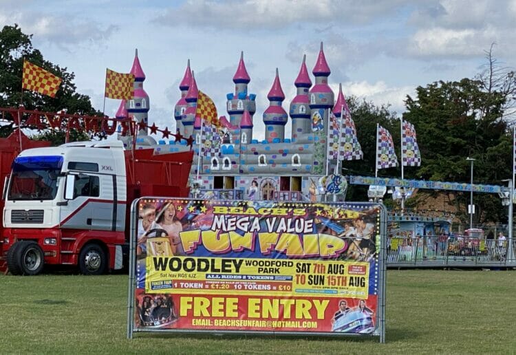 Beach's fun fair at Woodford Park. Picture: Phil Creighton