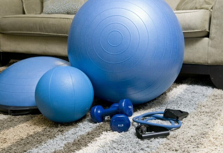Buying home fitness equipment can make it easier to build a fitness routine Picture: Pixabay