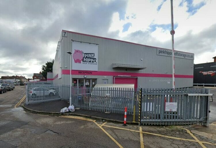 The Pink Hippo Self Storage centre in Bridgewater Close Picture: LDRS / Google Maps