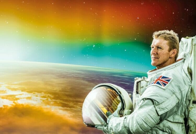 TIm Peake shares his extraordinary adventures. Picture: courtesy of The Hexagon Theatre, Reading.