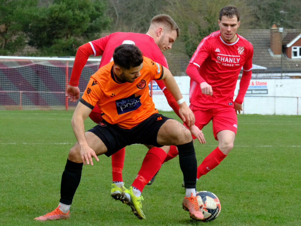 Flackwell Heath v Wokingham &amp; Emmbrook Pictures: Andrew Batt