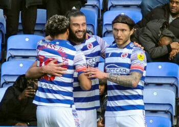 Andy Carroll's first half effort was enough to secure a point for the Royals. Picture: Steve Smyth