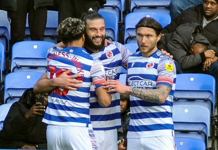 Andy Carroll's first half effort was enough to secure a point for the Royals. Picture: Steve Smyth