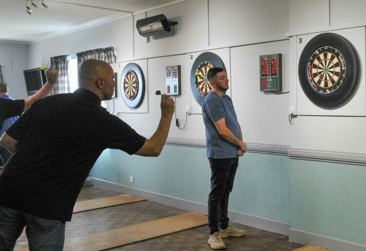 The Bradfield Darts Tournament held at Bradfield Social Club on Saturday.