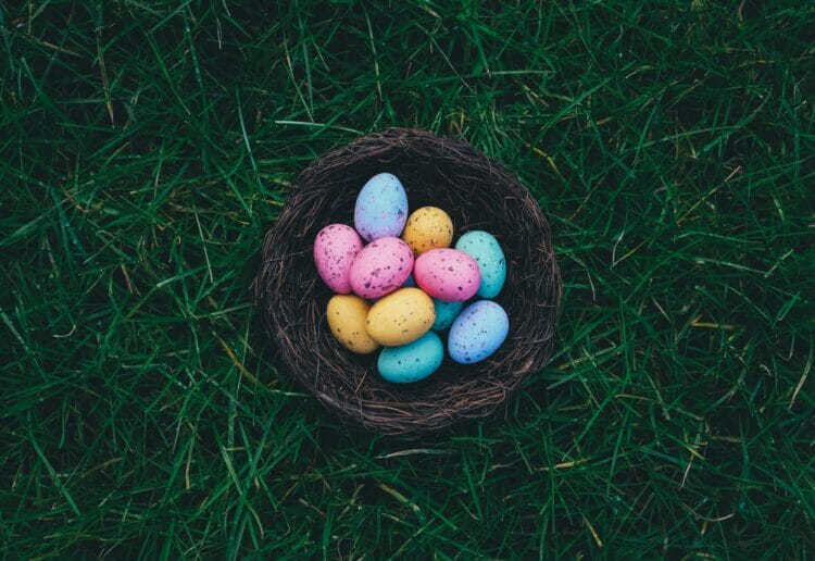 The Easter egg hunt takes place on April 10. Picture: Annie Spratt