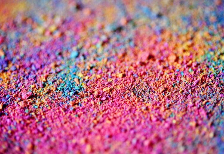 Plenty of coloured paint powder awaits the runners at First Days Colour Run. Picture: Alexander Grey via Unsplash