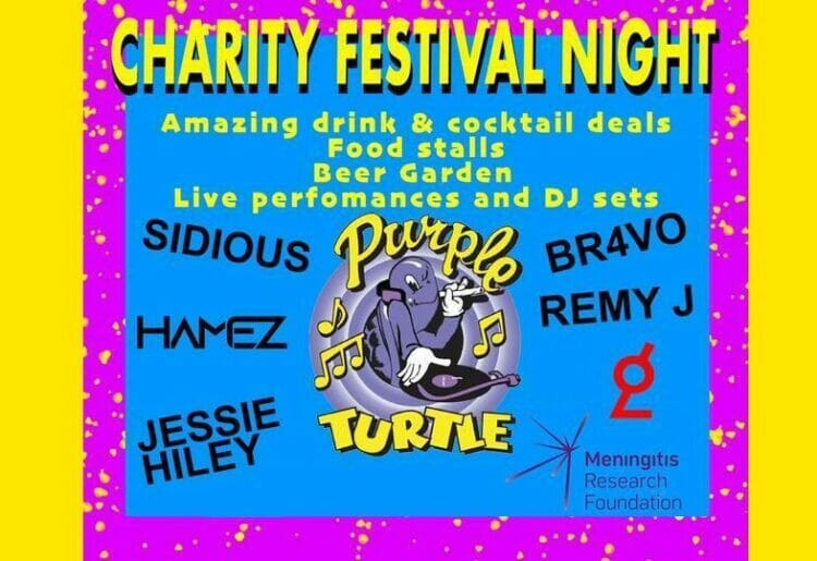 A charity night will be at The Purple Turtle on Monday, April 3