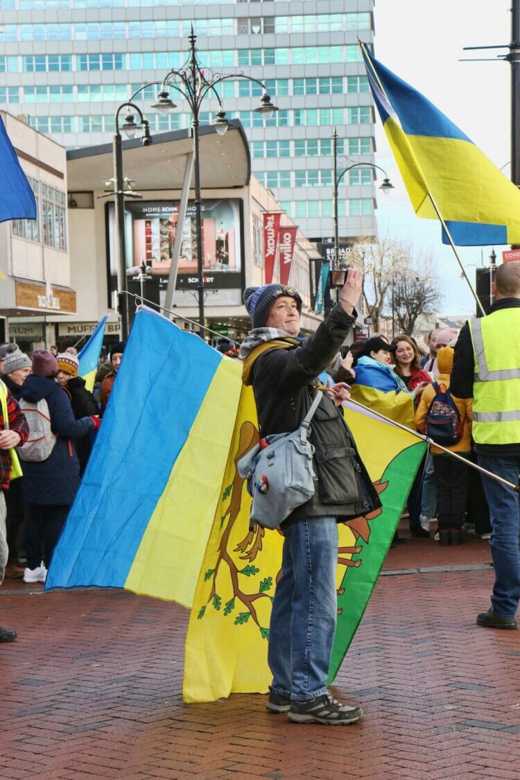 One year on, Reading shows it still supports Ukraine