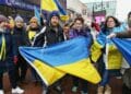 Peace march in Reading on Saturday, February 25. Picture: Dijana Capan, DVision Images