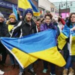Peace march in Reading on Saturday, February 25. Picture: Dijana Capan, DVision Images