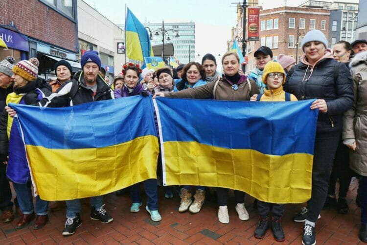 One year on, Reading shows it still supports Ukraine